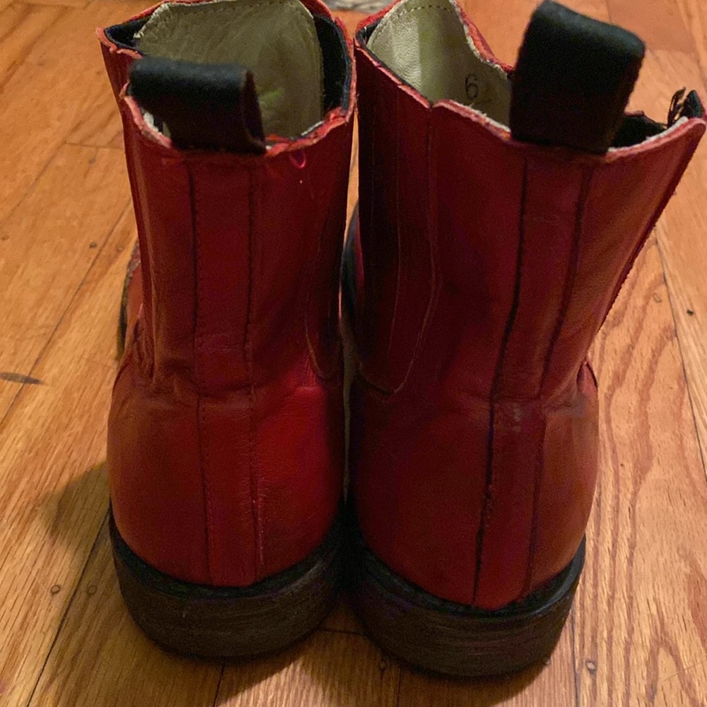 red bed:stu ankle chelsea slip on boots size 6 - Picture 4 of 7